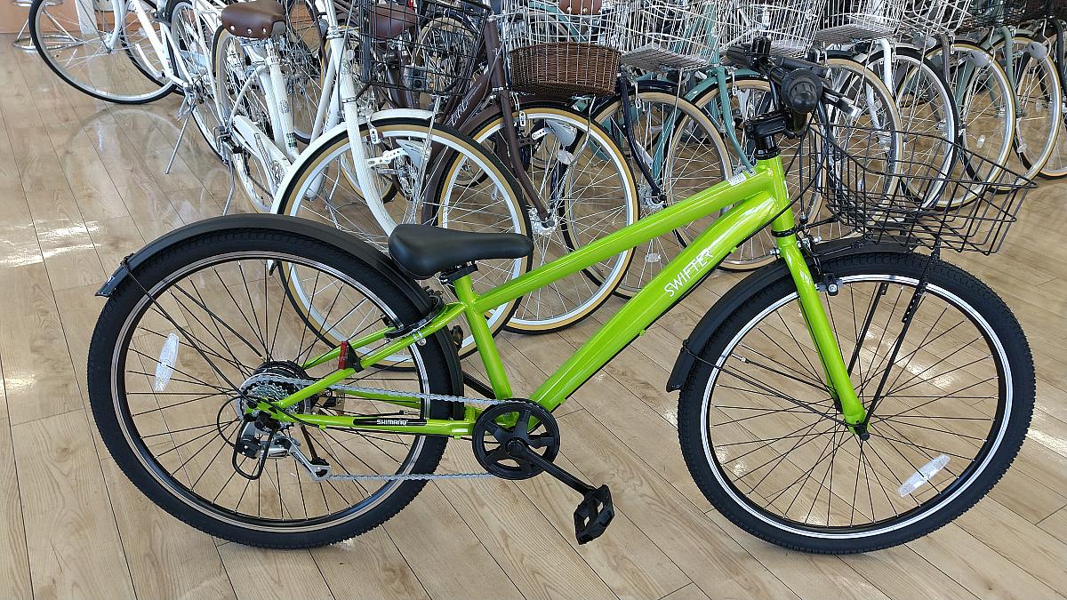 スイフター/ライム（前かごオプション純正）